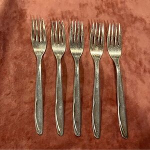 Supreme Silver Plate Fork Set of 5